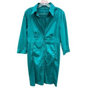 Express Button Down Shirt Dress Sz 12 NWOT